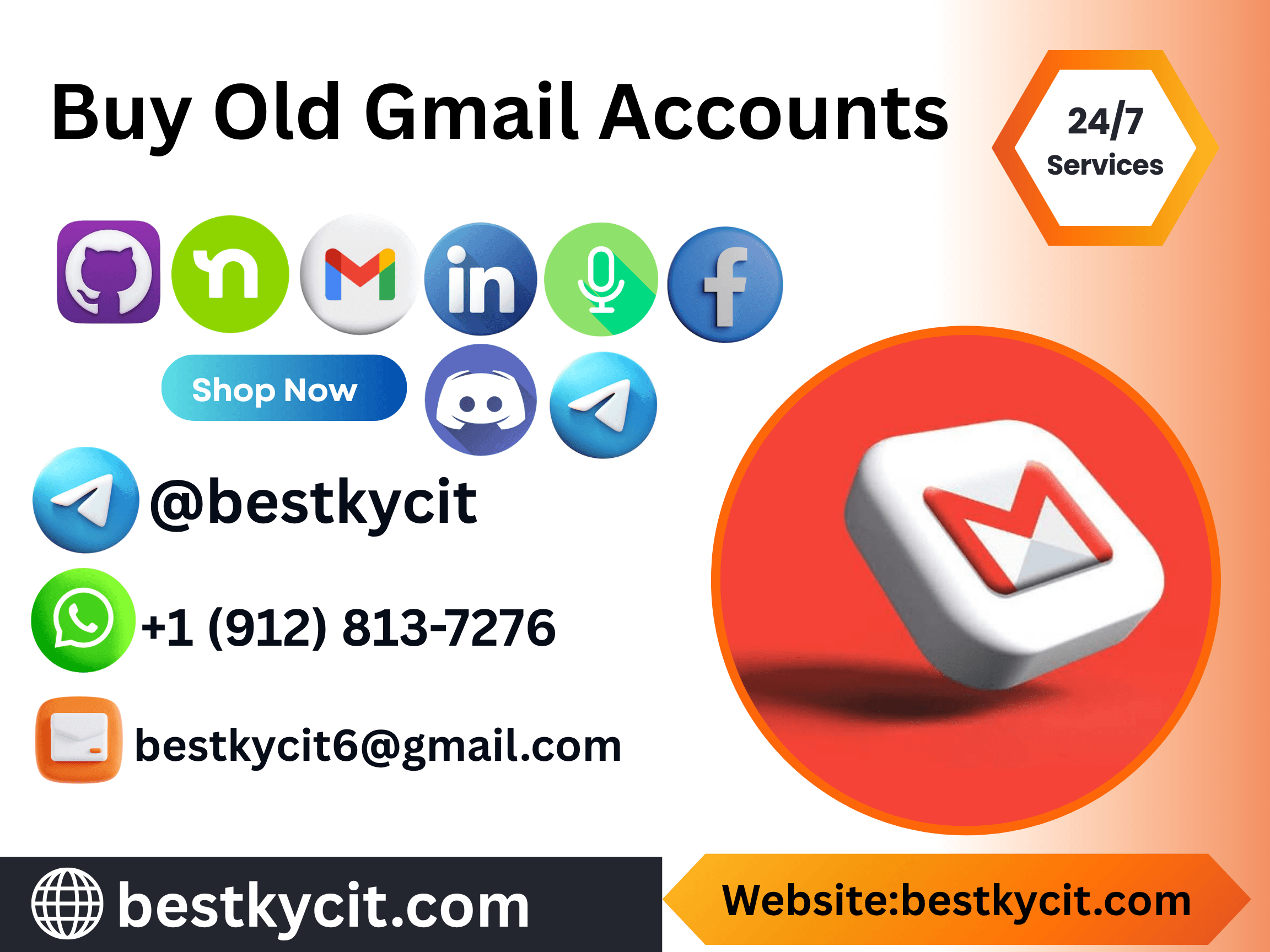 Top 8 Platforms to Buy Aged Gmail Accounts in Bulk..USA 